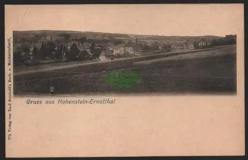 144555 AK Hohenstein-Ernstthal um 1900 Panorama