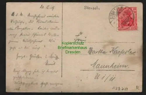 139713 AK Hilzingen von Storzeln 1919 Fotokarte Kinderheim