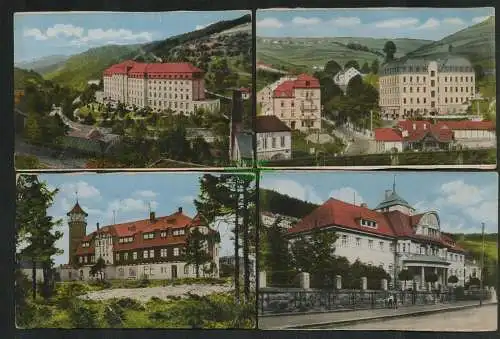 139682 4 AK Radiumbad Jachymov Spa-Viertel Radium Palace Hotel Institut Strahlen