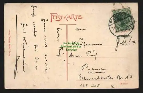 138208 AK Thorn Torun Reichsbank 1913