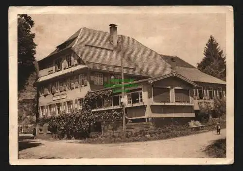 138181 AK Oberharmersbach Riersbach Schwarzwald Gasthaus Pension zur Sonne 1949