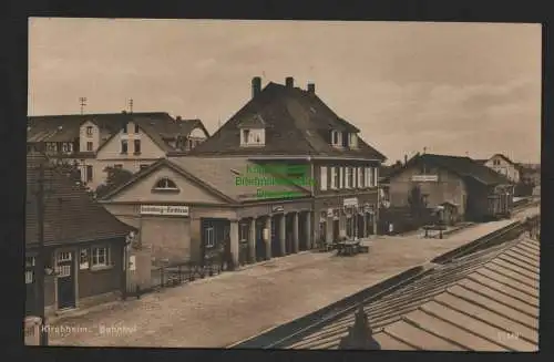 136959 AK Heidelberg Kirchheim Bahnhof Fotokarte um 1920