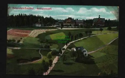 134155 AK Hohenstein-Ernstthal Bethlehemstift 1910 Park Gartenanlage