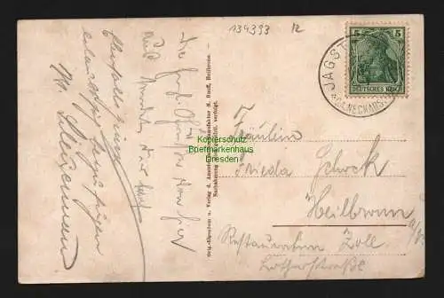 134393 AK Jagsthausen Götz von Berlichingen Götzenburg Eiserne Hand 1911