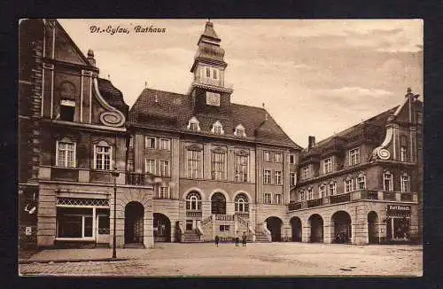 100430 AK Deutsch Eylau Wpr. Rathaus 1922