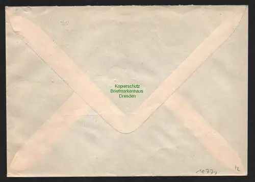 B10771 Brief DDR Propaganda Eberswalde 1963 Wählt die Kandidaten der Nationalen