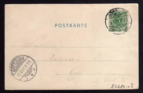 87681 AK Gössnitz Unterer Stadtteil 1901