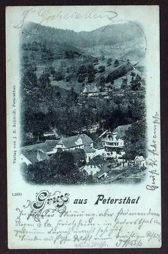 87637 AK Petersthal Baden 1899