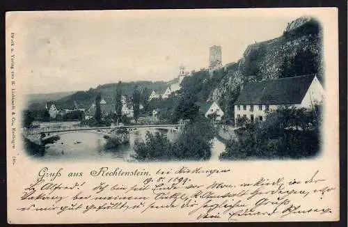 82469 AK Rechtenstein 1899  Riedlingen