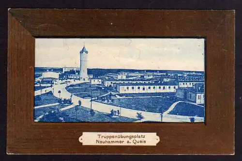 82177 AK Neuhammer am Queis Truppenübungsplatz Passepartout Wasserturm 1912