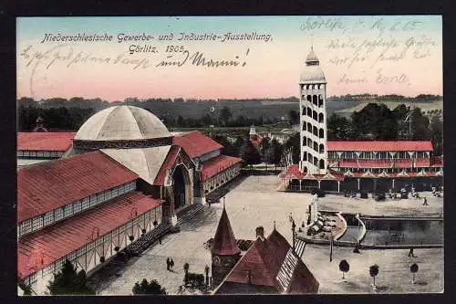 79261 AK Görlitz Niederschlesische Gewerbeausstellung 1905 Ausstellungshallen