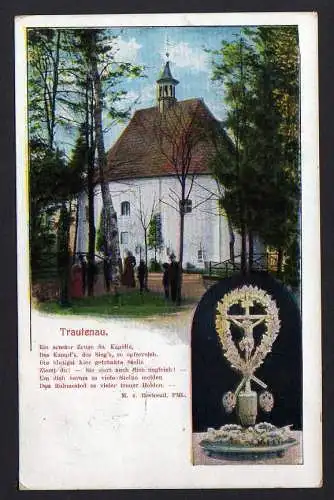 78755 AK  Trutnov  Trautenau 1913 Kapelle Sieg Ruhmestod Helden