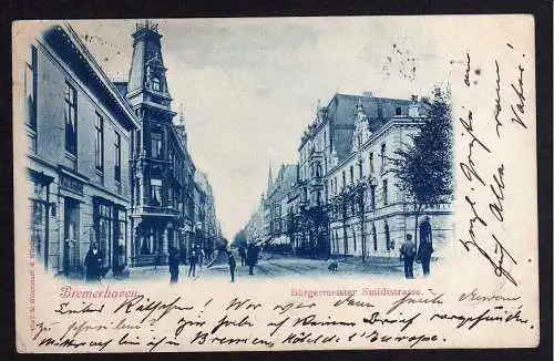 78917 AK Bremerhaven 1899 Bürgermeister Smidtstrasse