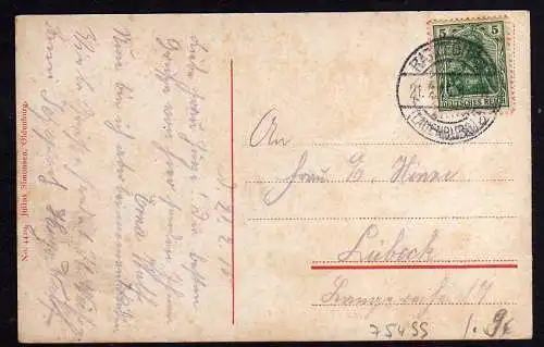 75499 AK Ratzeburg Kurhaus Bäck 1915 Gaststätte