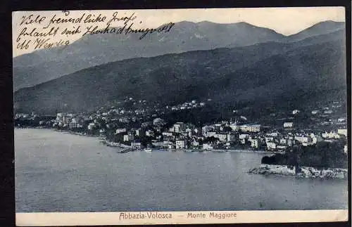75159 AK Abbazia Volosca Monte Maggiore 1906