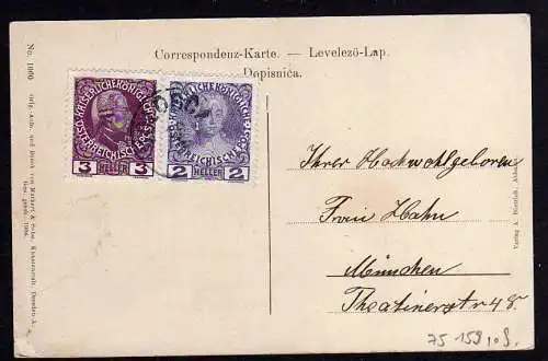 75159 AK Abbazia Volosca Monte Maggiore 1906