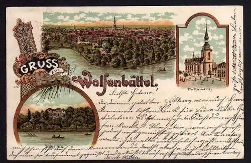 75434 AK Wolfenbüttel Litho 1898