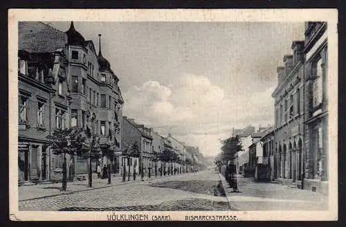 73464 AK Völklingen Saar Bismarckstrasse 1917