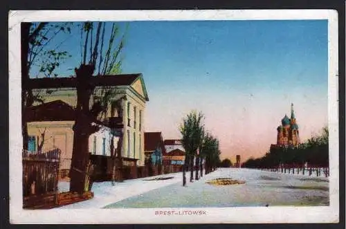 73861 AK Brest-Litowsk 1917 Feldpost