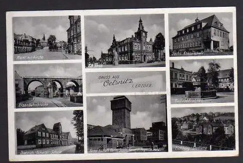 73863 AK Oelsnitz E. Dietrich Erhardt Schule Schacht Bergbau Eichberg 1942