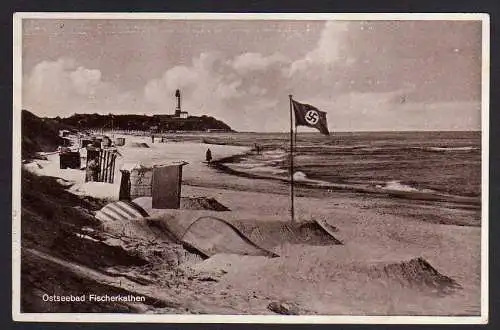 65879 AK Ostseebad Fischerkaten 1933 Kr. Greifenberg