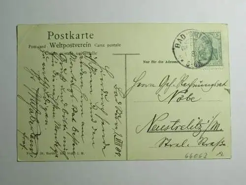 66063 AK Bad Stuer Mecklenburg von Osten 1908