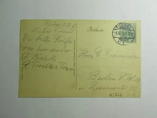 65752 AK Wielen Filehne Pädagogium  1913