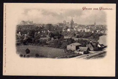 65897 AK Güstrow Bauerngehöft Stadtrand 1900
