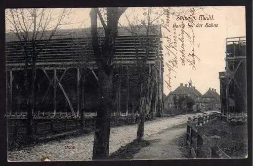 66119 AK Sülze meckl. Partie bei der Saline 1909