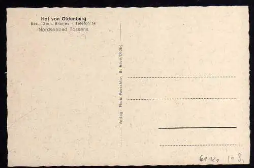 61121 AK Tossens Butjadingen Hof von Oldenburg Gartenansicht