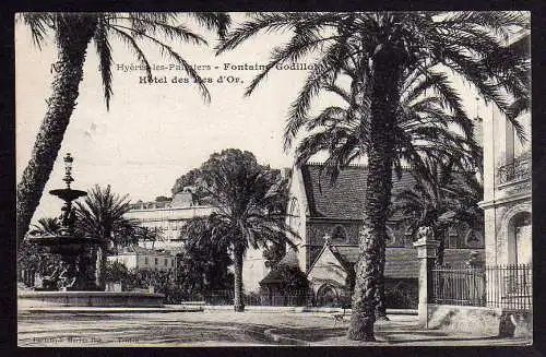 61260 AK Hyeres-les-Palmiers Hotel des Res d´Or um 1920