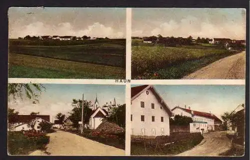 61367 AK Haun Bayern 4 Ansichten Reklame Dapolin 1931