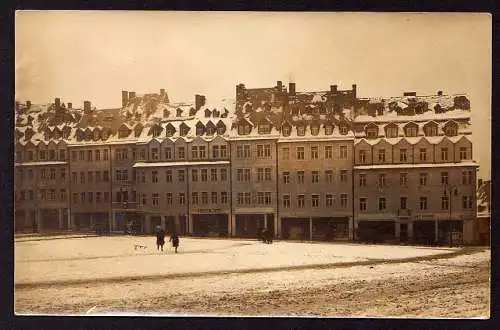 52793 AK Mittweida Winter 1915  Fotokarte Markt Häuser