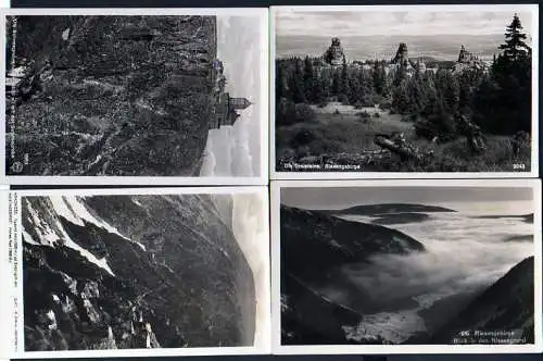 47236 4 AK Riesengebirge Riesengrund Die Dreisteine Schneegrubenbaude 1932