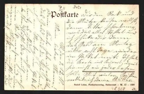 48328 AK Waldwirtschaft zum Büchenberg bei Elbingerode Harz 1910