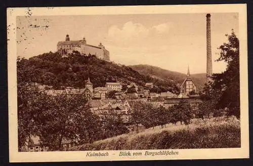 46739 AK Kulmbach Blick vom Bergschlößchen