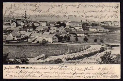 46381 AK Traunstein Panorama 1904