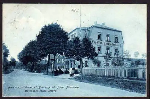 40153 AK Kurhotel Behringershof bei Nürnberg 1907