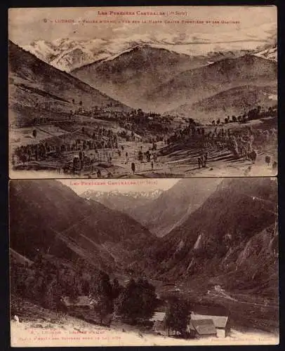 39738 2 AK Luchon Okzitanien Pyrenees Pyrenäen um 1910