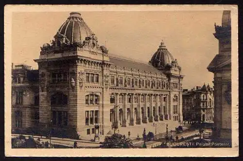 39999 AK Bukarest Bucuresti 1911 Fotokarte Palatul Postelor Palast der Ämter