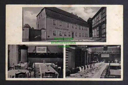 125917 AK Belzig Gasthaus zur Gerichtsstube 1942 Bes. Frieda Westhoff