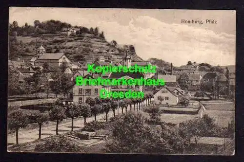 118520 AK Homburg Pfalz 1917 Feldpost
