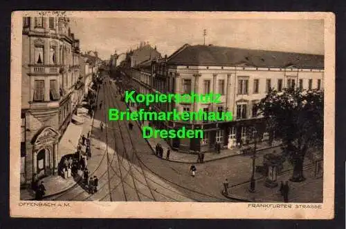 119074 AK Offenbach am Main 1928 Frankfurter Strasse