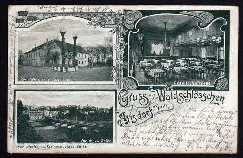 84295 AK Aylsdorf Zeitz 1900 Gasthaus Waldschlösschen