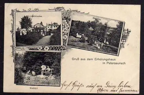 84193 AK Petersaurach 1911 Erholungshaus Schweizerhäuschen Waldidyll