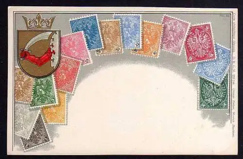 83399 AK Ottmar Zieher München Briefmarken AK Österreich Bosnien und Herzegowina
