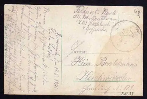 83599 AK Swinemünde Leuchtturm 1915 Feldpost