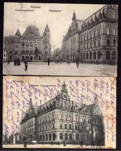 80482 2 AK Bremen Gericht Hauptpost 1908 1905