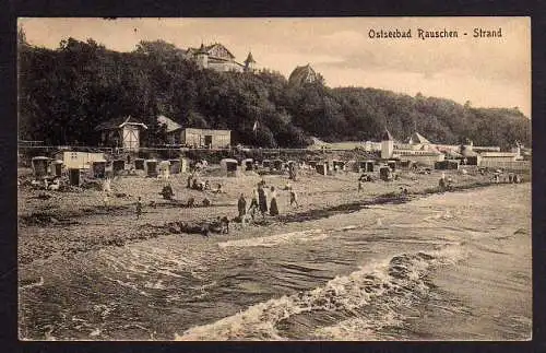 80970 AK Ostseebad Rauschen Strand 1922