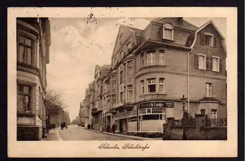 81101 AK Schwelm 1913 Schulstrasse Conditorei cafe Friedrich Lange